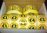 Sticker,  label,  One roll only €10